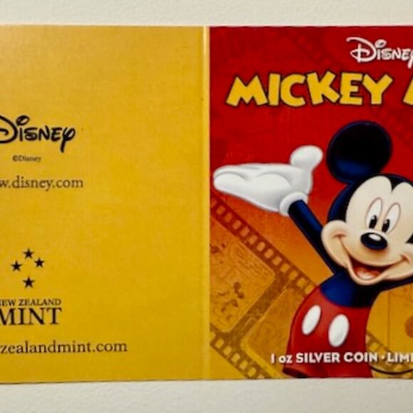 2014 NIUE S$2 Disney Mickey Mouse Colorized NGC PF 70 UCAM original package - Picture 4 of 7